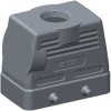 Housing, size HB10, die-cast aluminum, PG29, angled, clip locking, IP65, T1230100129-000