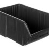 Pojemnik Magazynowy Plastikowy 36X22,5X16,5Cm Czarny 79R184