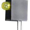 Wskaźnik LED PCB L-710A8EW/1YD 1-diodowy kolor diod Żółty Kąt prosty 40 ° Kingbright 3 mm (T-1) 2.5 V