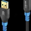 FI-U320-005 USB 5 Gb/s cable, A plug to C plug, 0.5 m