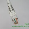 Patchcord S/FTP (SSTP) LSZH miedziany kat.6A (klasa EA) linka szary dł.5m kabel