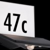 94243 LED solar house number light, anthracite, IP44
