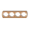 TREND Ramka pozioma 4 poczwórna złoty metalik 8RH-4 KARLIK