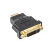 Adapter Lanberg AD-0014-BK (HDMI M - DVI-I F; kolor czarny)