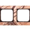 SONATA Ramka podwójna kameń (forest) R-2RK/36