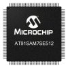 Mikrokontroler Microchip AT91SAM7SE512B-AU SAM7SE LQFP 128-pinowy Powierzchnia ARM7TDMI 512kB 32 bit 48 MHz, 32 kB RAM