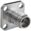 SSMA flange socket 50 Ω, straight, RFSSMAA4JAACFEC