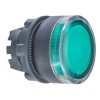 Łeb przycisku, Ø 28.5 mm, IP66, IP67, IP69K, kolor: Zielony Sprężyna powrotna, Schneider Electric, Harmony 22 mm