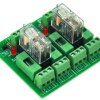 ELECTRONICS-SALON Fused 2 DPDT 5A Power Relay Interface Module, G2R-2 24V DC Relay