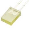 Dioda LED 4x2 prostokątna żółta - LITEON