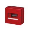 Przycisk Ppoż. - Obudowa 1X8 200X180x100 Czerwony Ip65 Ec64008