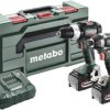 Wkrętarka udarowa akumulatorowa, Wkrętarka udarowa akumulatorowa Metabo SBLTBL+SSDLT200BL zaw. akumulator, zaw. ładowark