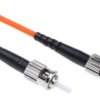 Kabel światłowodowy, średnica: 62.5/125μm, OM1 Wielomodowy, Pomarańczowy, ST / ST