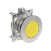 Metalowy przycisk płaski fi30mm kryty samoczynny powrót Żółty LPFB105