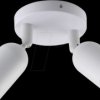 2023 Ceiling light, GU10, round, swivel, white, 2 spots