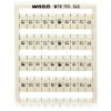 WAGO 209-646 WSB Quick Marker Vertical (R1-Z1,SL) 10ea White