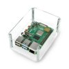 Obudowa do Raspberry Pi 4B/3B+/3B/2B otwarta przezroczysta