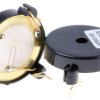 Brzęczyk piezoelektryczny średnica 28.6mm, sygnał ciągły 83dB RS PRO