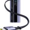 Powerbank Baseus EnerGeek GR11 20000 mAh 145 W USB-A 2x USB-C szary ze zwijanym kablem USB-C
