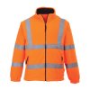 Fleece Hi-Viz Orange Mesh Lined with Ref