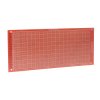 Płytka uniwersalna 10 x 22 cm, jednostronna, raster 2,54 mm, czerwona, PU14