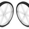 Pololu Wheel for Standard Servo Splines (25T, 5.8mm) - 90×10mm, White, 2-Pack