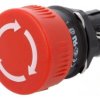 Przełącznik bezpieczeństwa 16mm Poz.stab 2 NC + NO czerwony 51-256.025