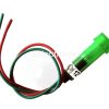 Kontrolka led 12mm 12V zielona