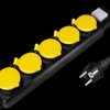 LPS255 Socket strip, 5-way, 1.5 m, with switch, outdoor