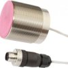 IB50C737, czujnik indukcyjny, M50x1.5 50long, Flush, Sn: 20, 0-230C, Other Anschluss an Verstärker, Złącze kablowe M12 1.5m PTFE
