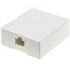 Gniazdo telefoniczne 1xRJ45 8P8C natynkowe