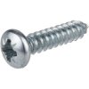 R-TECH 337114 Pozi Pan Head Self-Tapping Screws No.8 3/4in 19.0mm - Pk100