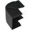 Narożnik zewnętrzny regulowana LH 60x40mm czarny KOPOS