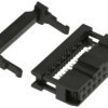 Gniazdo; IDC; FC16/IDC16; 16 torów; 2x8; proste; 2,54mm; selektywnie złocone; na taśmę; zaciskany; Connectar; RoHS