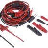 Zestaw przewodów pomiarowych, zawartość: Sonda pomiarowa zaciskowa, zacisk krokodylkowy, przewód pomiarowy, sonda