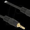 83748 Stereo Jack Cable 3.5 mm 3 pin male > male 3 m black