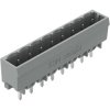 Pin header, 8 pole, pitch 5 mm, straight, gray, 231-138/001-000