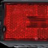 0015-0053-02 Trailer - outline light fixture, long bracket, red