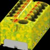 1153438 PTFIX 10/12X4 GNYE - Verteilerblock
