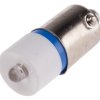 Lampka kontrolna Niebieski 130V ac BA9s LED średnica 10mm długość 24mm