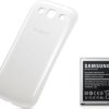 Oryginalna bateria Li-ion Samsung do Galaxy S3 i9300 3000mAh + biała klapka