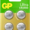 Ogniwo guzikowe CR 2450 GP Ultra 3 V 4 szt. 540 mAh litowe