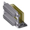 Deltron Connectors Złącze D-sub DPB25SN70 50-pinowe Prosty 2.84 mm Pitch Do montażu na płytce drukowanej Złoto na niklu