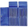 Dick 21001430 Push 3 Needle File Set, 12 Pieces, 140 mm, Plastic Pouch