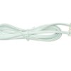 Przyłącze Kabel telefoniczny 6P4C biały (2m)