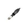 Neutrik NE8MXR-B-TOP Connector black durable for ethernet applications