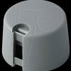 A1024068 Potentiometer knob Ø 24 mm, 6-mm axle, TOP-KNOBS, grey
