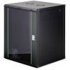 Digitus DN-19 16U-6/6-EC-SW Wall Cabinet 19" Blk Matt RAL9005 600x816x600mm