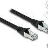 80134 RJ45 Network Cable Cat.6A S/FTP PUR Outdoor 1 m black