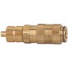Quick-release coupling, L 34 mm, 35 bar, brass, for hose, 107077